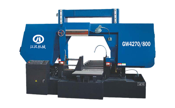 罗田GW4270/800双柱龙门卧式带锯床